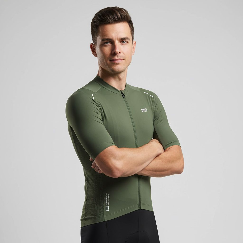 Baisky Men’s Cycling Short Jersey - BK Evo Green - Small