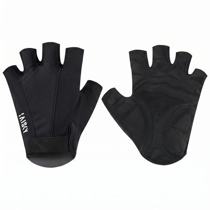 Baisky Time Half-Finger Cycling Gloves - Black - Extra Large