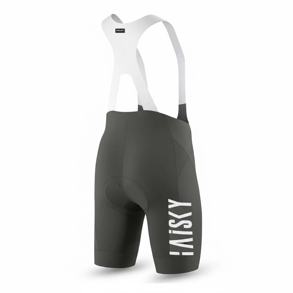 Baisky Men’s Cycling Bibs - Generation Purity Khakigray - Large