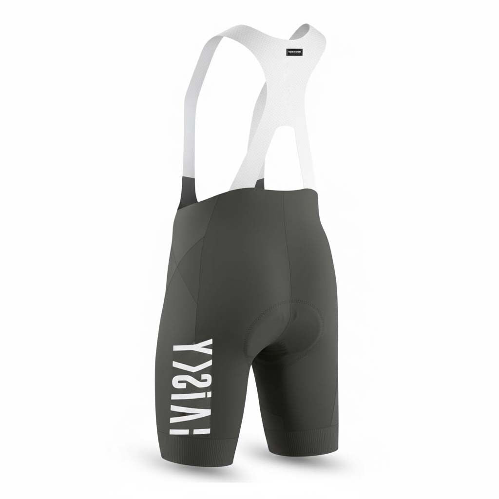 Baisky Men’s Cycling Bibs - Generation Purity Khakigray - Large