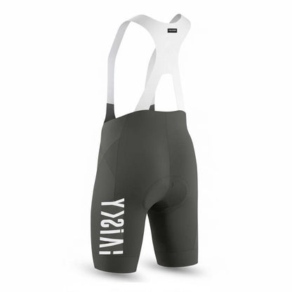 Baisky Men’s Cycling Bibs - Generation Purity Khakigray - Large