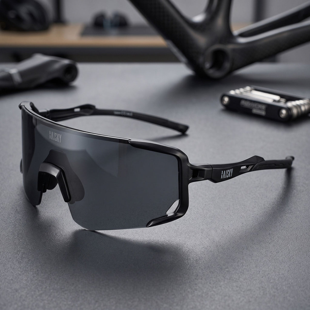 Baisky Sport Sunglasses - Black/Gray