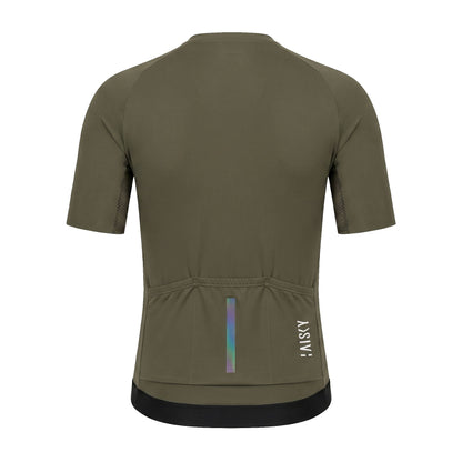 Baisky Refining Unisex Short Sleeve Cycling Jersey – Dark Green - Double XL