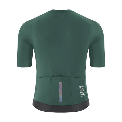 Baisky Refining Unisex Short Sleeve Cycling Jersey – Dark Green - Double XL