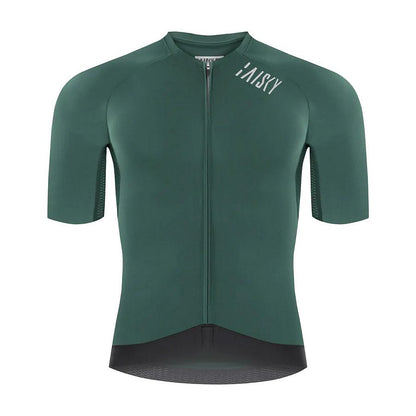 Baisky Refining Unisex Short Sleeve Cycling Jersey – Dark Green - Double XL