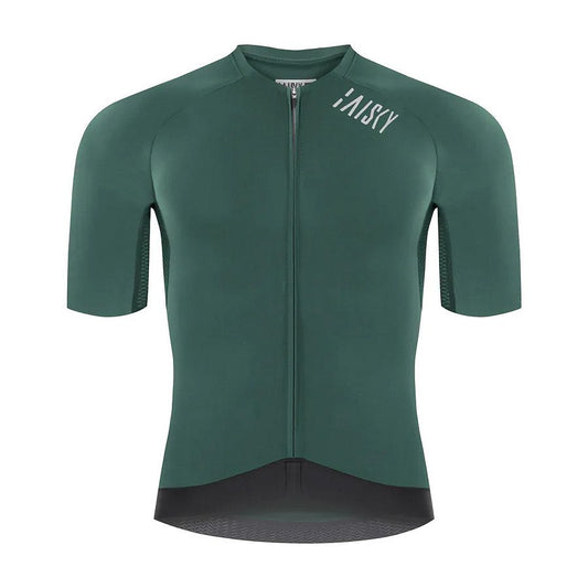 Baisky Refining Unisex Short Sleeve Cycling Jersey – Dark Green - Double XL