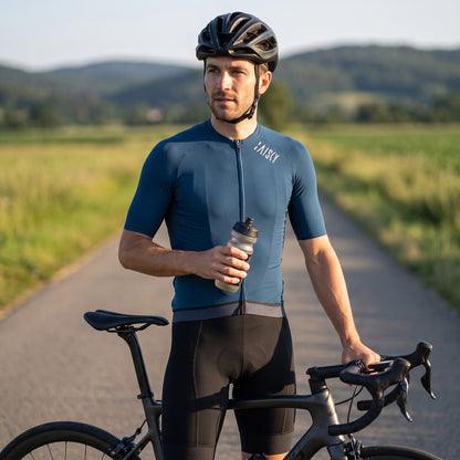 Baisky Refining Unisex Short Sleeve Cycling Jersey – Dark Green - Double XL