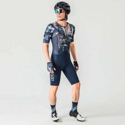 Baisky ITT Men’s Short Sleeve Cycling Skinsuit