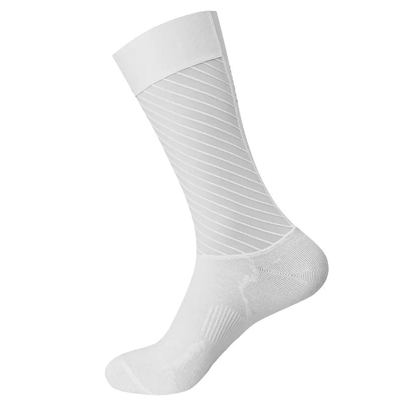 Baisky Windknife Cycling Socks - White - Medium