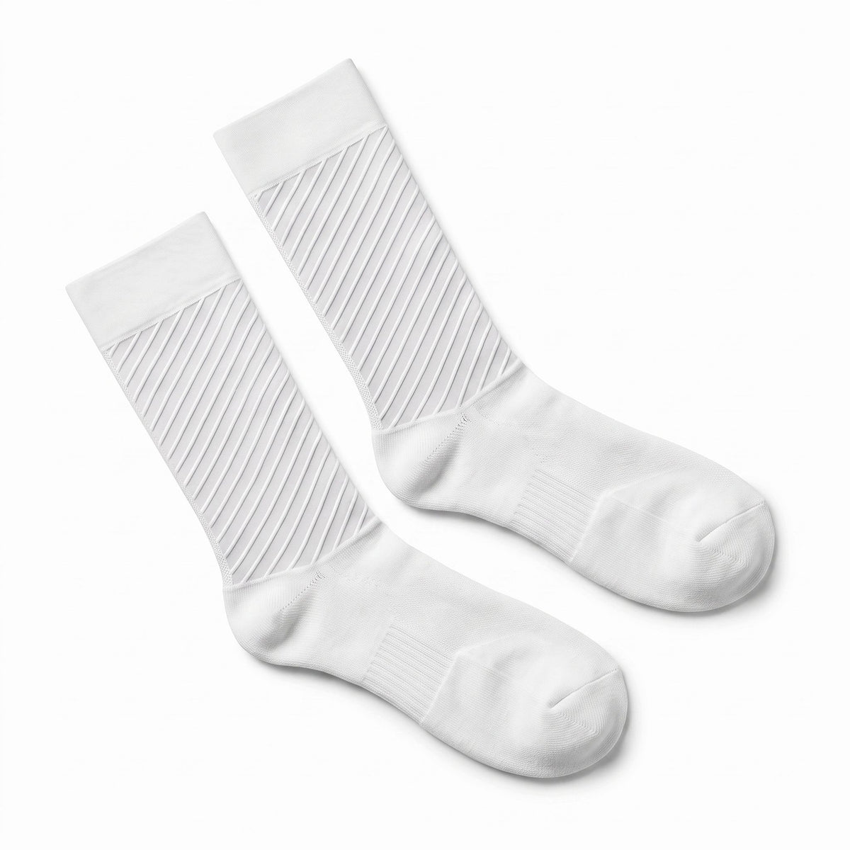 Baisky Windknife Cycling Socks - White - Medium