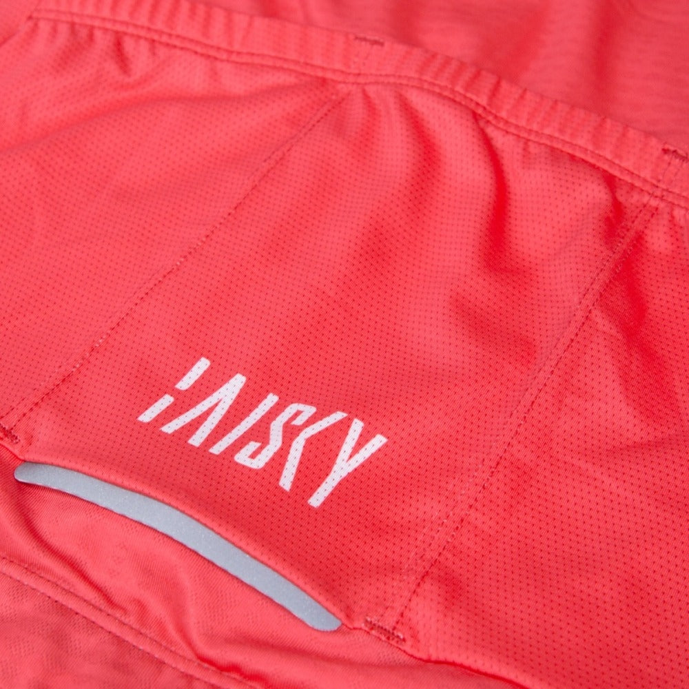 Baisky Women's Aero Jacket Mark Cycling Jersey | Orange-Pink