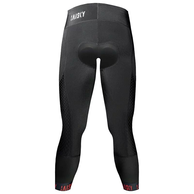 Baisky Men Windblown Cropped Cycling Tights - Black -  Double XL