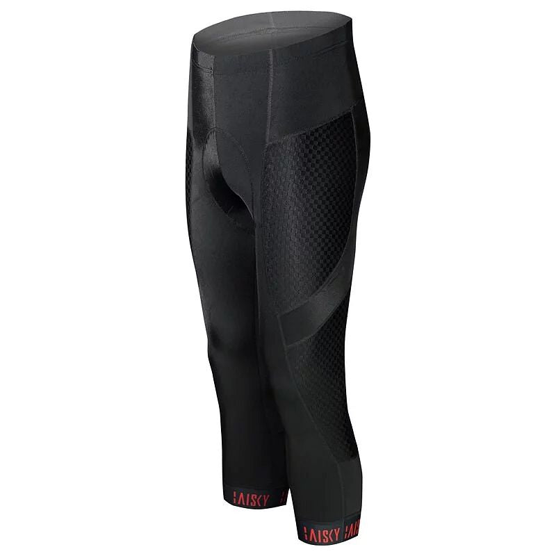 Baisky Men Windblown Cropped Cycling Tights - Black -  Double XL