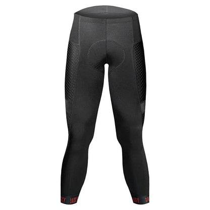 Baisky Men Windblown Cropped Cycling Tights - Black -  Double XL