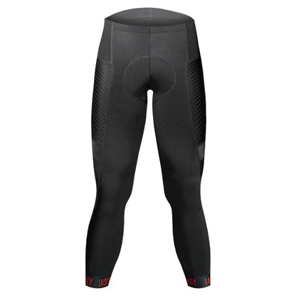 Baisky Men's Cropped Cycling Tights | Windblown Black - S