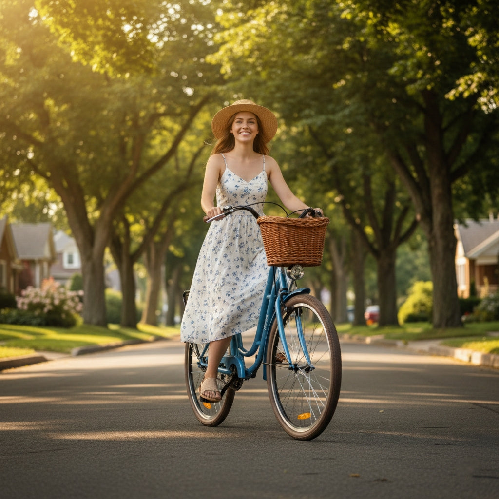 Mogoo Florida Cruiser City Bike - 24 Inch