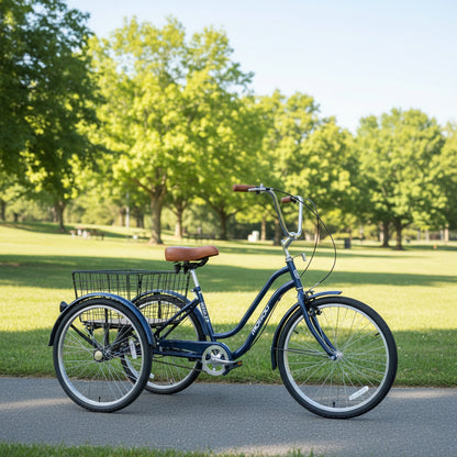 Mogoo Hauler Single Speed Adult Tricycle - 24 Inch