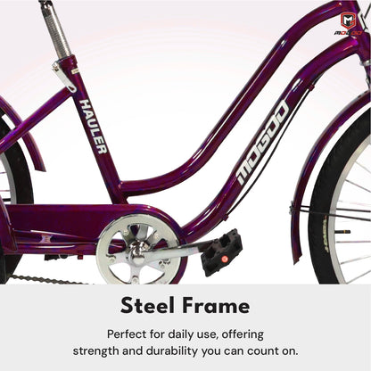 Mogoo Hauler Single Speed Adult Tricycle - 24 Inch