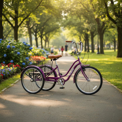 Mogoo Hauler Single Speed Adult Tricycle - 24 Inch