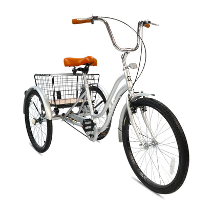 Mogoo Hauler Single Speed Adult Tricycle - 24 Inch