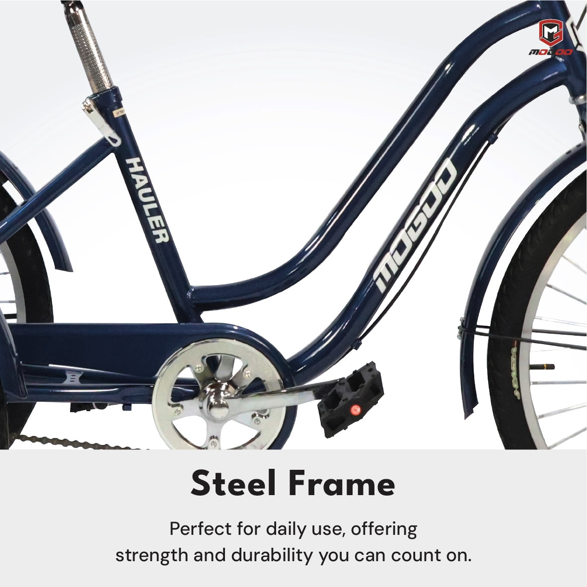 Mogoo Hauler Single Speed Adult Tricycle - 24 Inch