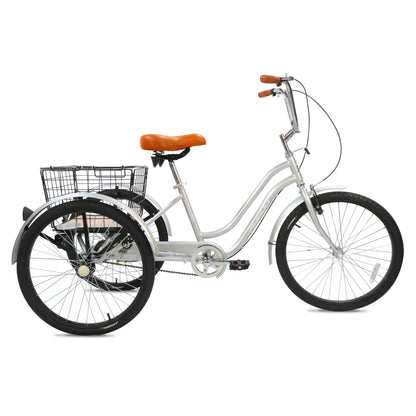Mogoo Hauler Single Speed Adult Tricycle - 24 Inch