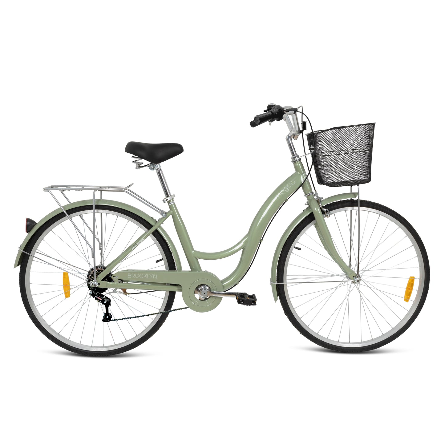 Mogoo Brooklyn 6 Speed City Bike - 24 Inches