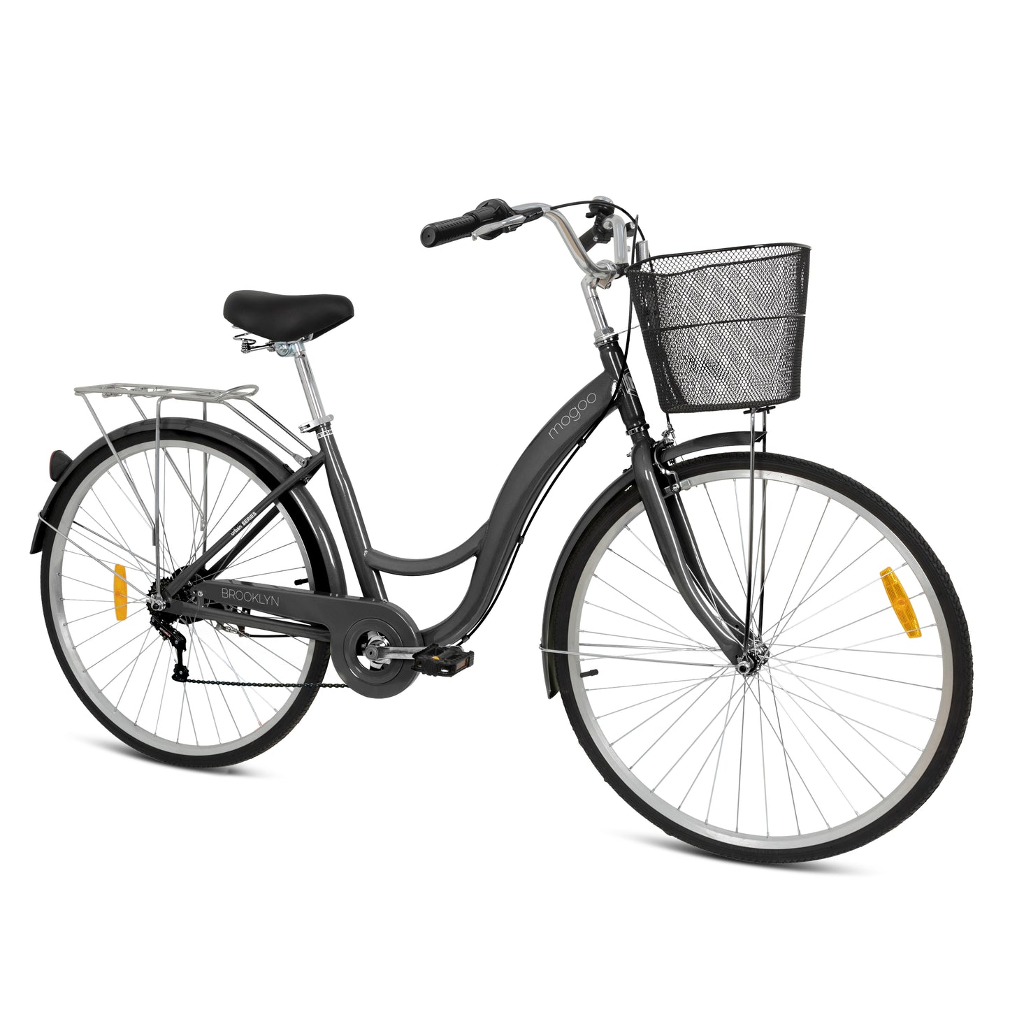 Mogoo Brooklyn 6 Speed City Bike - 24 Inches