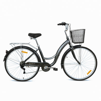 Mogoo Brooklyn 6 Speed City Bike - 24 Inches