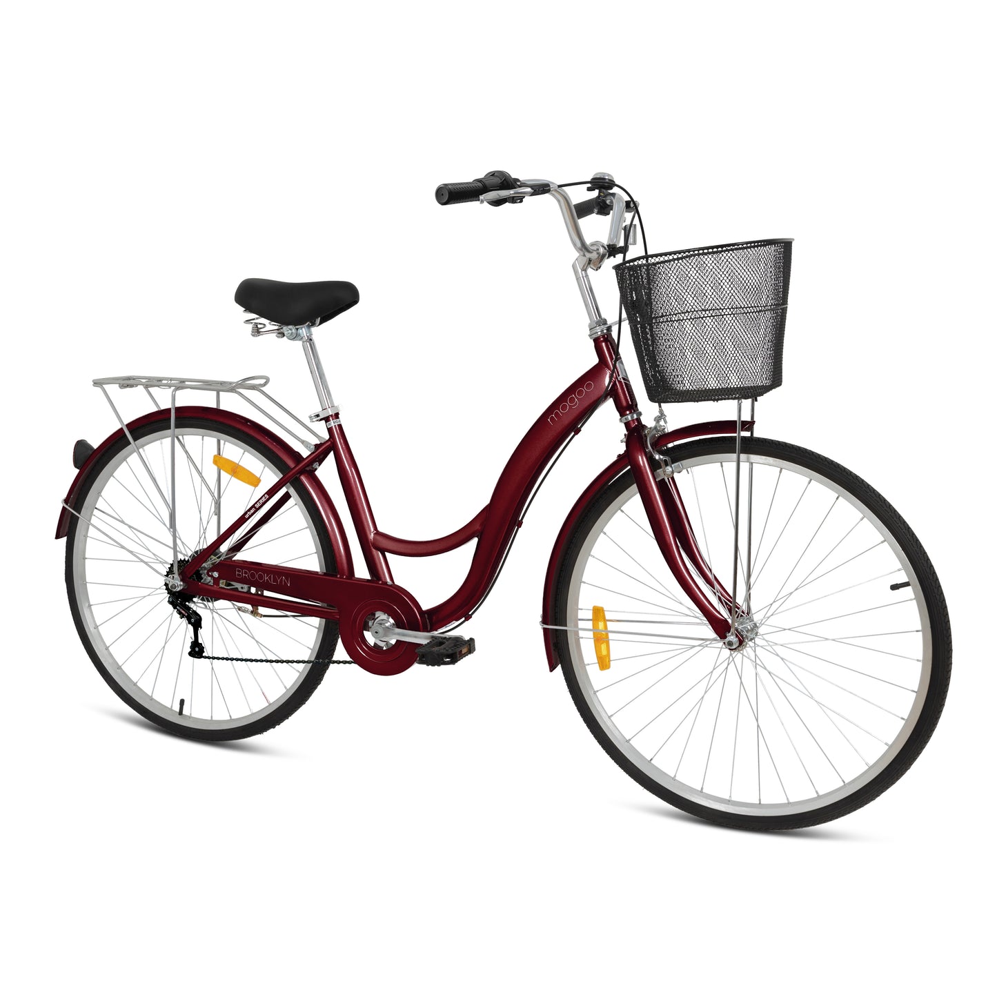 Mogoo Brooklyn 6 Speed City Bike - 24 Inches