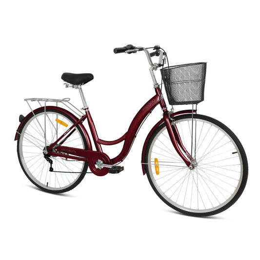 Mogoo Brooklyn 6 Speed City Bike - 24 Inches