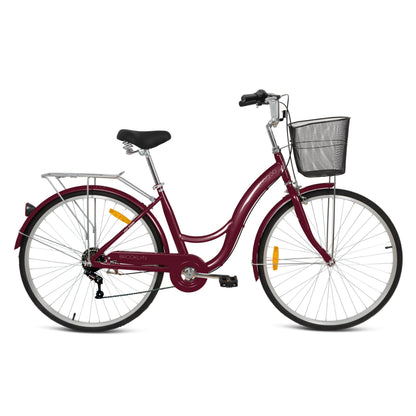 Mogoo Brooklyn 6 Speed City Bike - 24 Inches