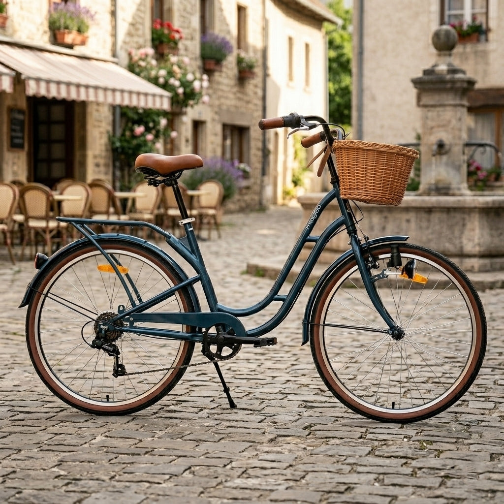 Mogoo Florida Vintage Shimano 6-Speed City Bike