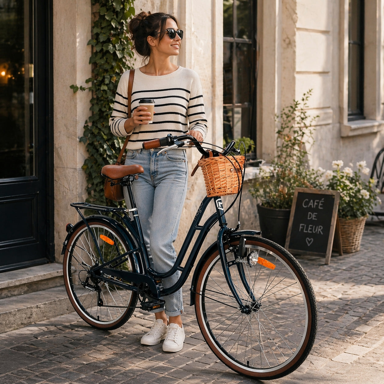 Mogoo Florida Vintage Shimano 6-Speed City Bike