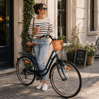 Mogoo Florida Vintage Shimano 6-Speed City Bike