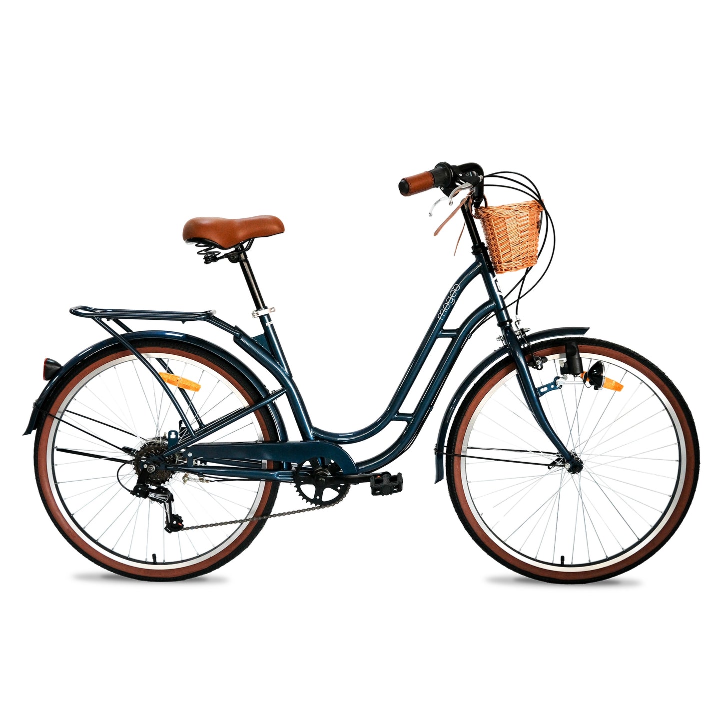 Mogoo Florida Vintage Shimano 6-Speed City Bike