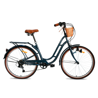Mogoo Florida Vintage Shimano 6-Speed City Bike