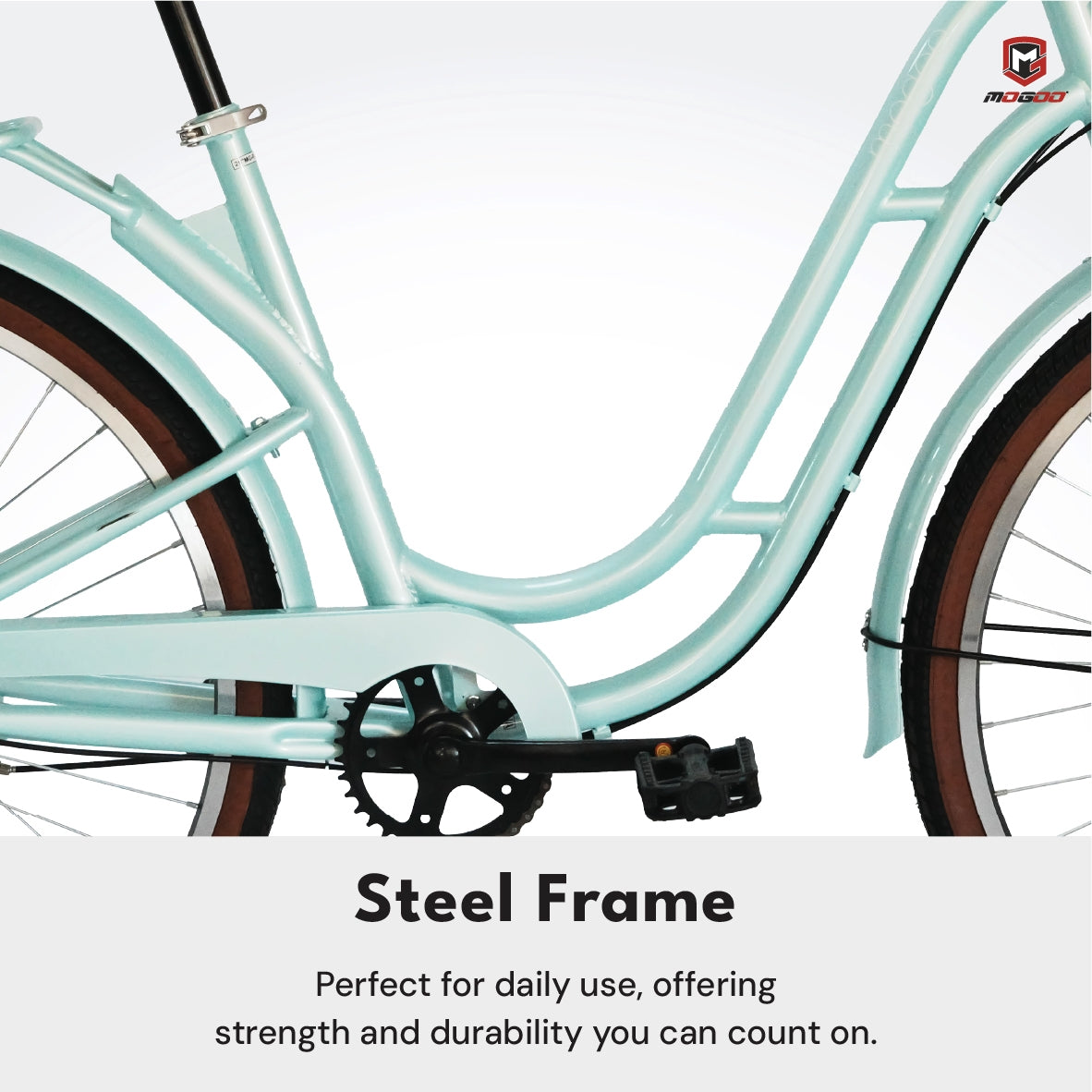 Mogoo Florida Vintage Shimano 6-Speed City Bike