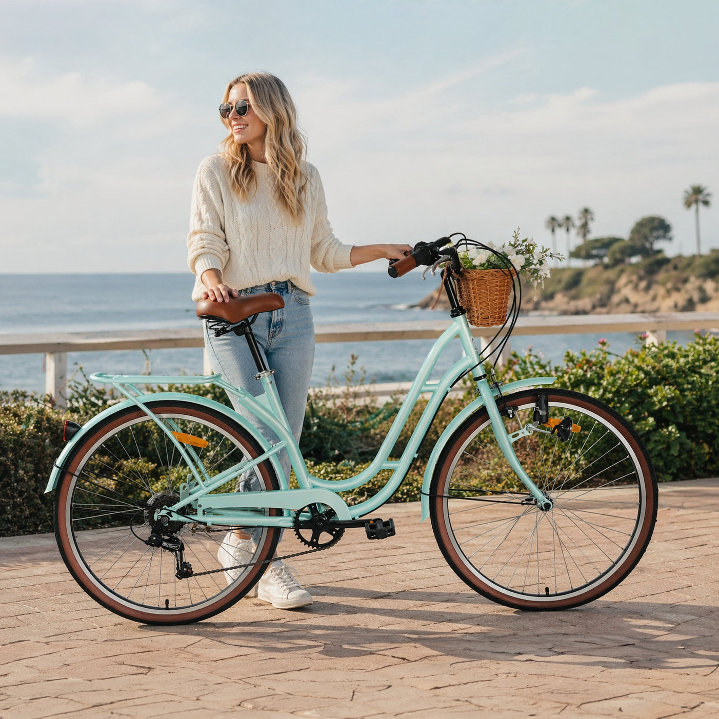 Mogoo Florida Vintage Shimano 6-Speed City Bike