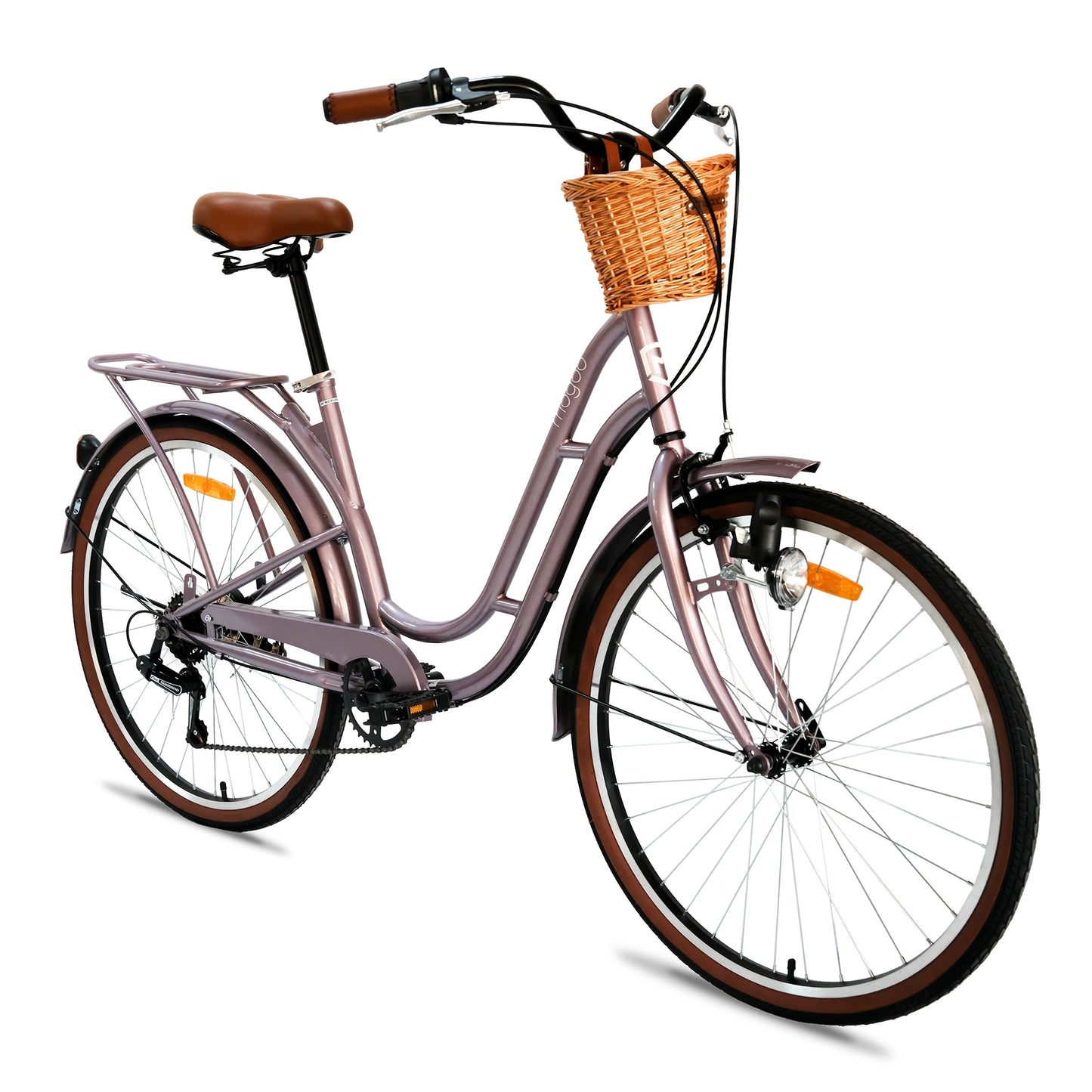 Mogoo Florida Vintage Shimano 6-Speed City Bike