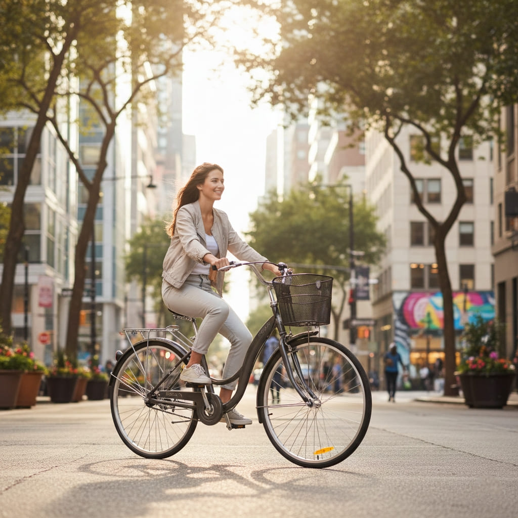 Mogoo Brooklyn City Bike - 26 Inches
