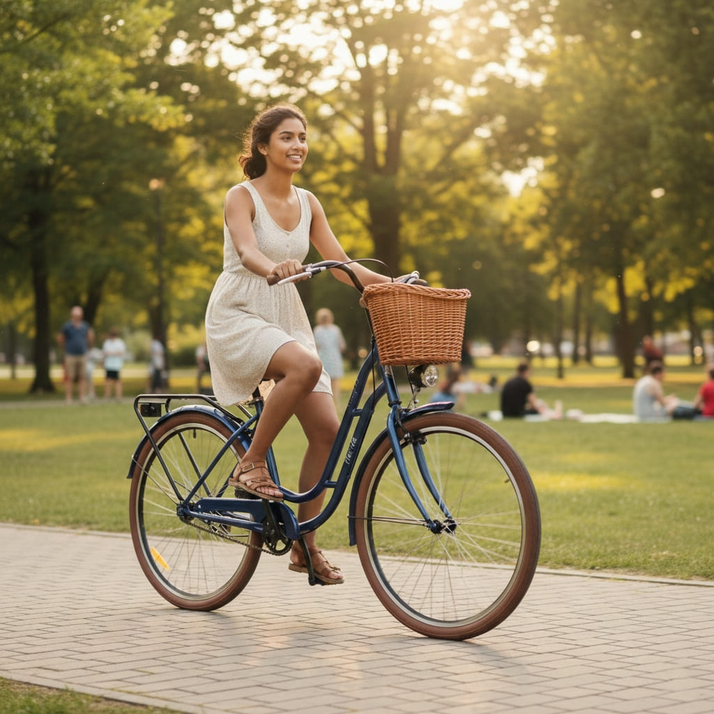 Mogoo Florida Cruiser City Bike - 26 Inch