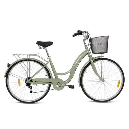 Mogoo Brooklyn 6 Speed City Bike - 26 Inches