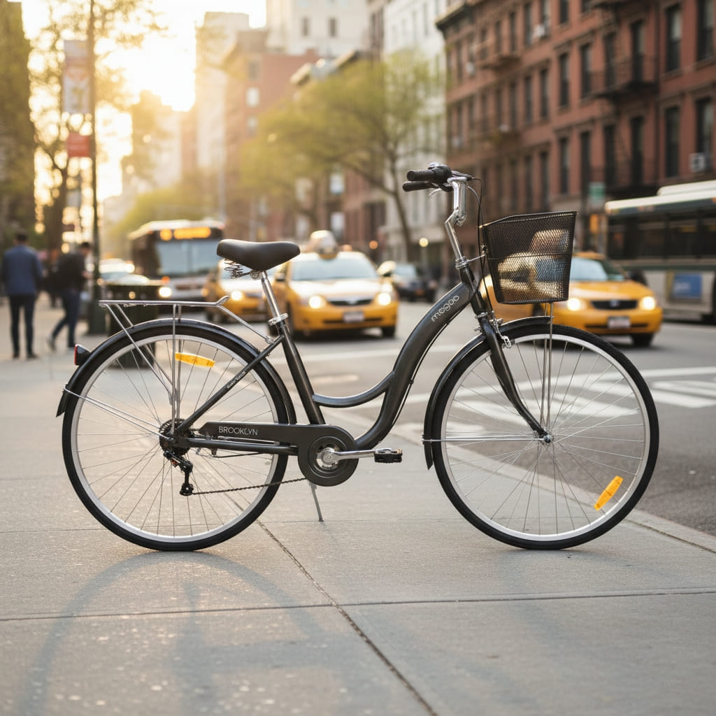 Mogoo Brooklyn 6 Speed City Bike - 26 Inches