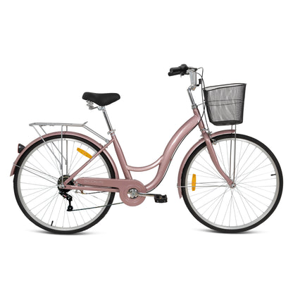 Mogoo Brooklyn 6 Speed City Bike - 26 Inches