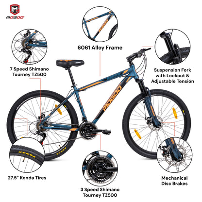 Mogoo Boxter Mountain Bike - 27.5 Inches