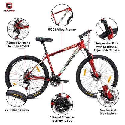 Mogoo Boxter Mountain Bike - 27.5 Inches