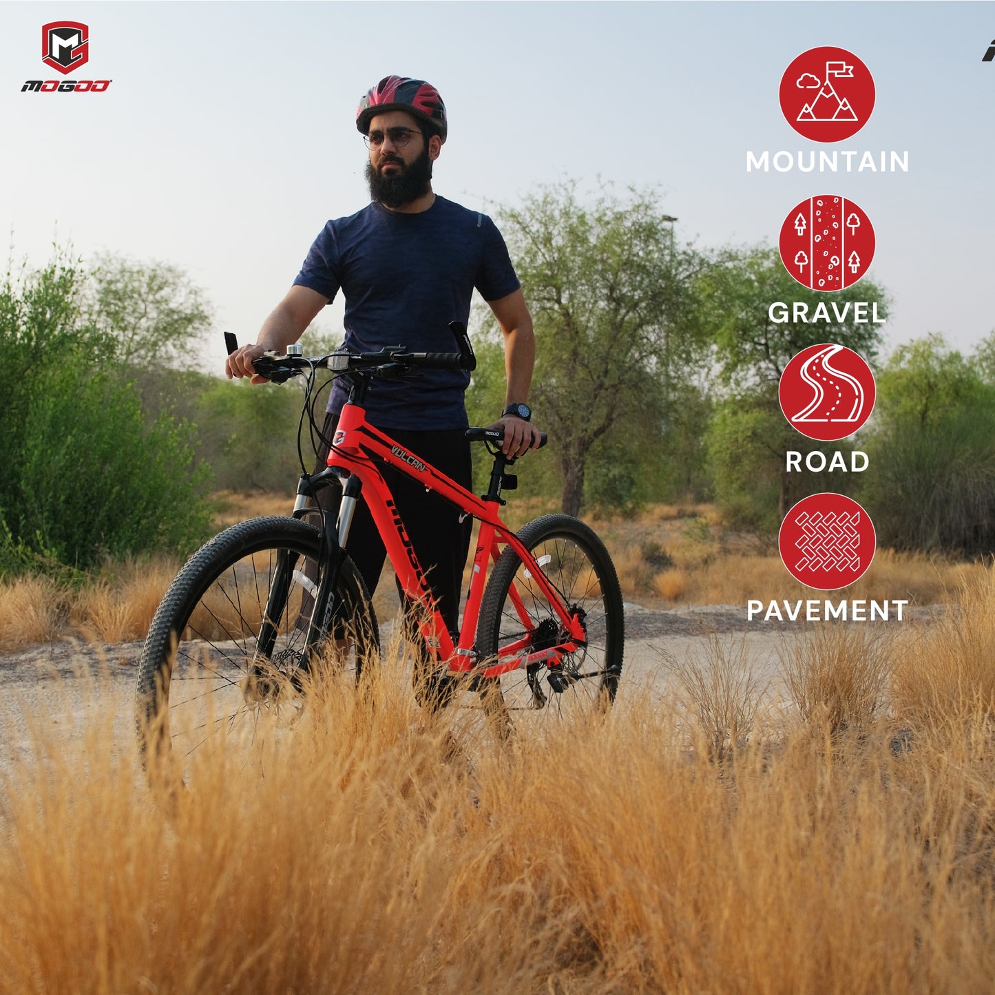 Mogoo Vulcan Mountain Bike - 27.5 Inches