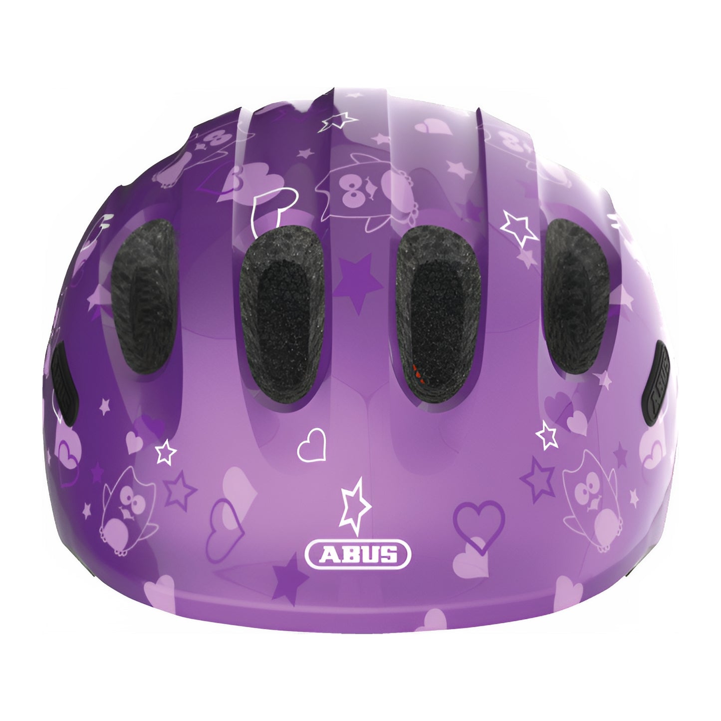 Abus Smiley 2.0 Kids Helmet - Purple Star Design