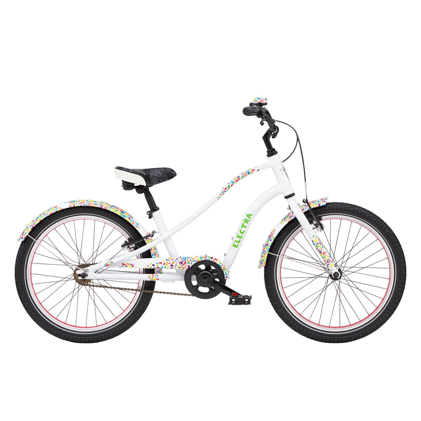 Electra Cat’s Meow Girls 3i 20-Inch Kids Bike - White